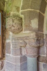 Ballflower carving, south doorway