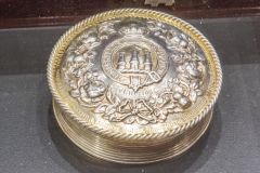 Silver snuff box, 1853