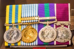 Warrant Officer 1st Class PP Rafferty medals