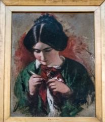 The Crochet Worker, by William Etty