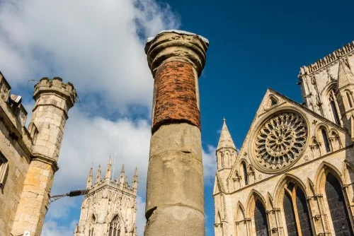 The column capital and York Minster