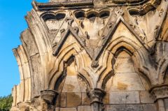 Abbey church arcading