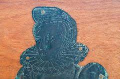 Johanna Brooke brass, 1618