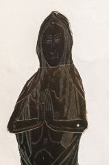Thomasine Tendring brass (d. 1485)