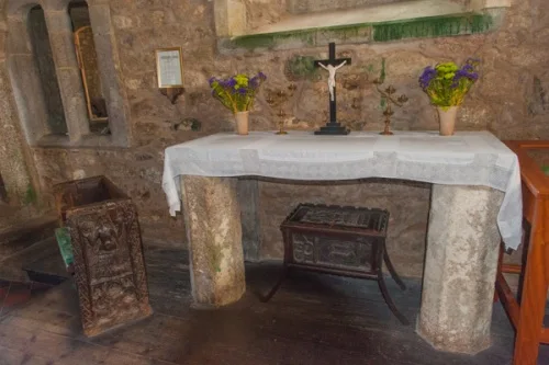 Norman altar slab and the mermaid chair
