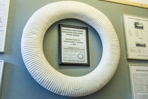 The 1890 corrugated 'Everlasting' copper lifebuoy
