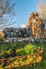 Ruins of the MacQueen burial aisle