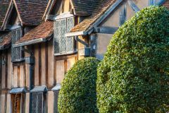 Beautiful timber-framing on the garden frontage