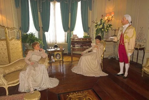 A Royal Weekend Party waxworks