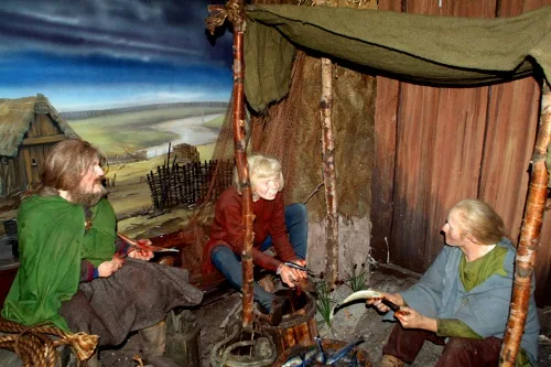Jorvik - Saxon townsfolk tableau