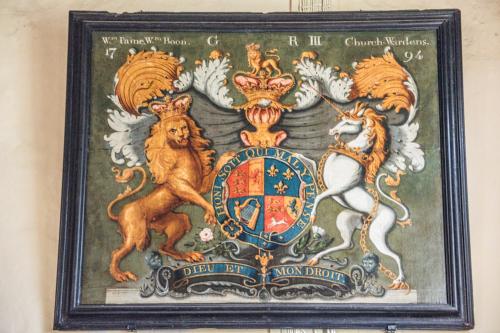 King George III royal coat of arms