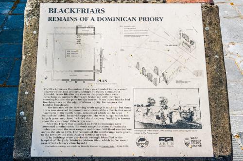 The friary information panel