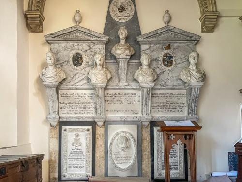 Rushout family memorial, north aisle