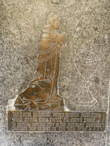 Memorial brass to a priest, 1488