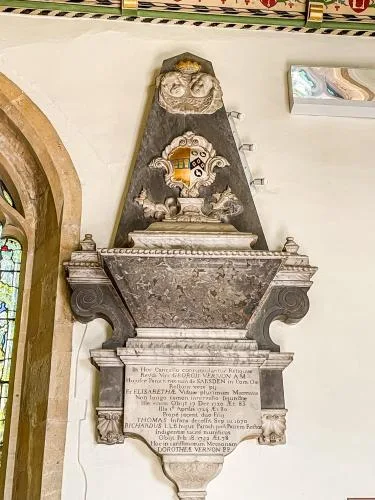George Vernon memorial (d. 1720)