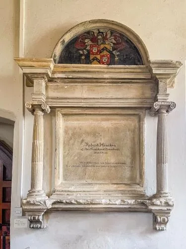 Robert Hunckes memorial, 1585