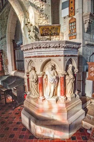 The Caen stone pulpit