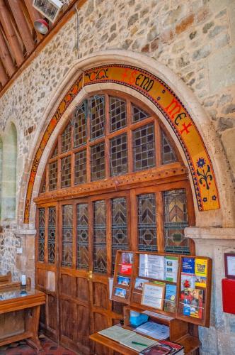 The medieval tower arch