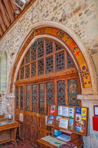 The medieval tower arch