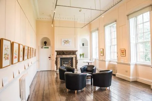 The first-floor exhibition area