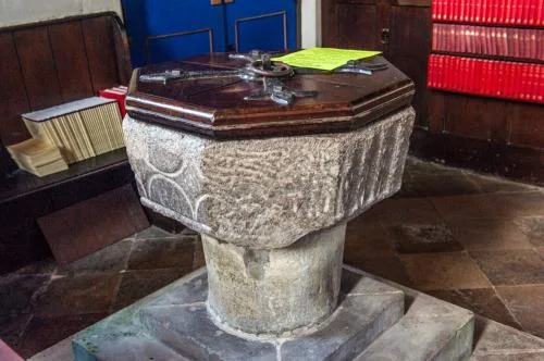 The 13th-century font