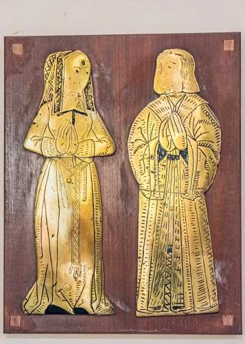 George and Katherine Wyndbourne brasses, c. 1532