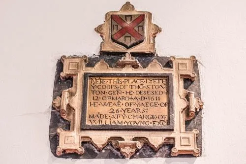 Thomas Stoughton memorial, 1611