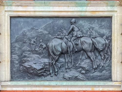 The central bas-relief