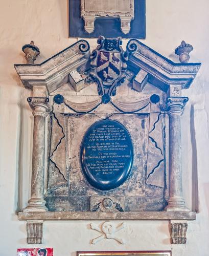 Sir William Stephens memorial, 1697