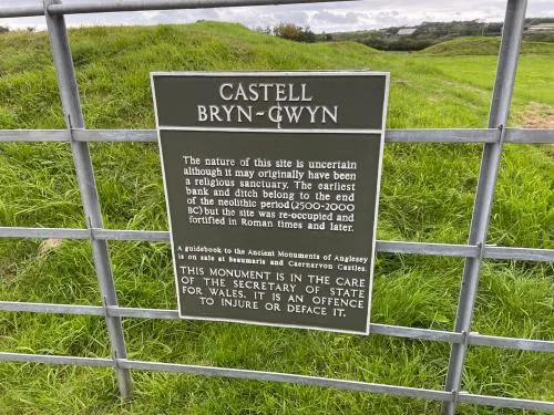 The CADW information sign