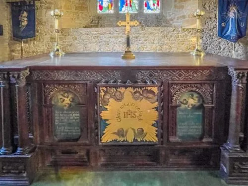 The 16th-century altar frontal