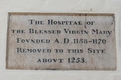 Foundation plaque, St Martin's Square