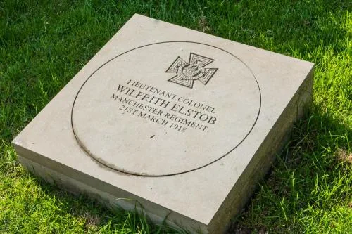 Lt Colonel Elstob memorial stone