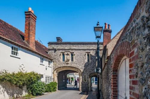 Canon Gate from the cathedral precinct