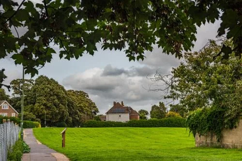 The amphitheatre from Whyke Lane