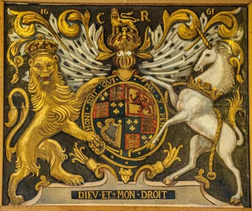 Charles II royal coat of arms, 1661