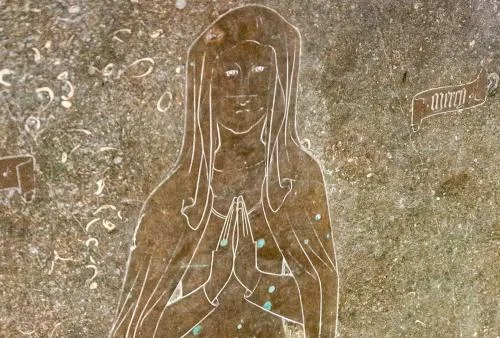 Joan de Cobham brass, 1433