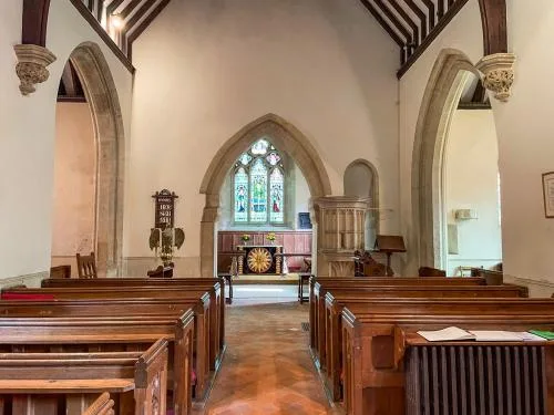 The church interior