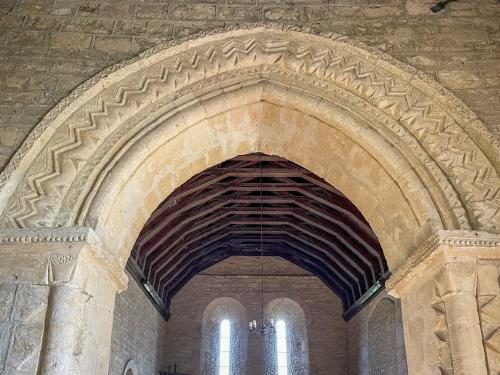 The Norman chancel arch