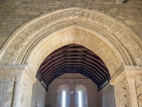 The Norman chancel arch