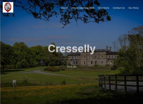 Cresselly website screenshot (c) Cresselly