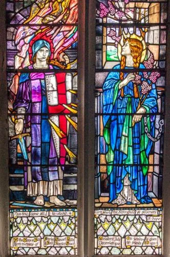 Rolls and Grace memorial window