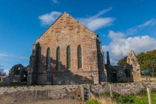 The east end of the church