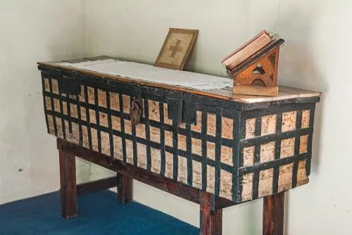 The 15th-century parish chest