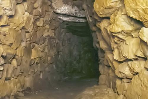 Halliggye Fogou main chamber (c) Jim Champion