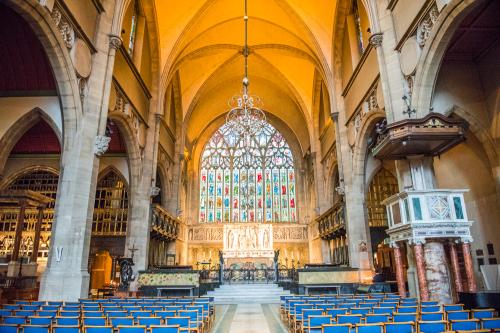 The church interior