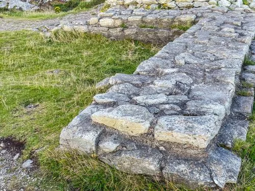 The watchtower foundation walls