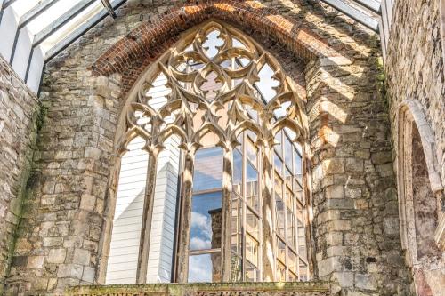 A beautifully-restored medieval window
