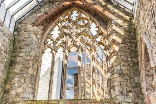 A beautifully-restored medieval window
