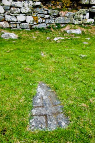 The 6th-century grave slab